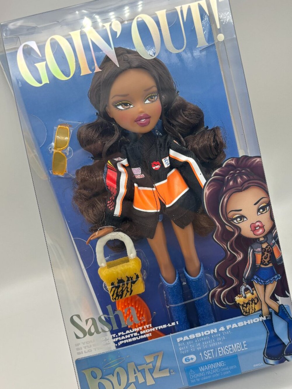 Bratz Goin’ Out! SASHA Fashion Doll with Accessories NEW